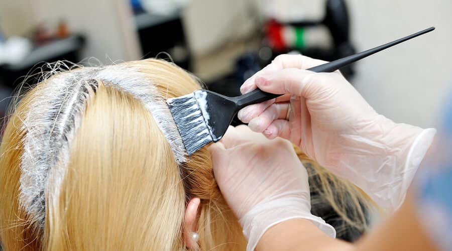 hair bleaching process