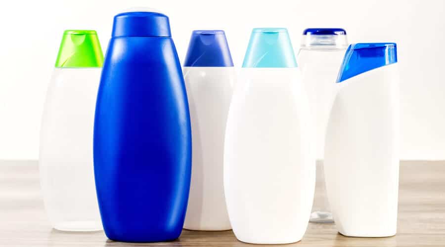 shampoo bottles